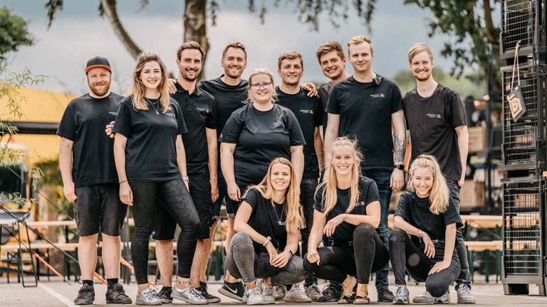 das Team von Breakout Moments auf einem Bild